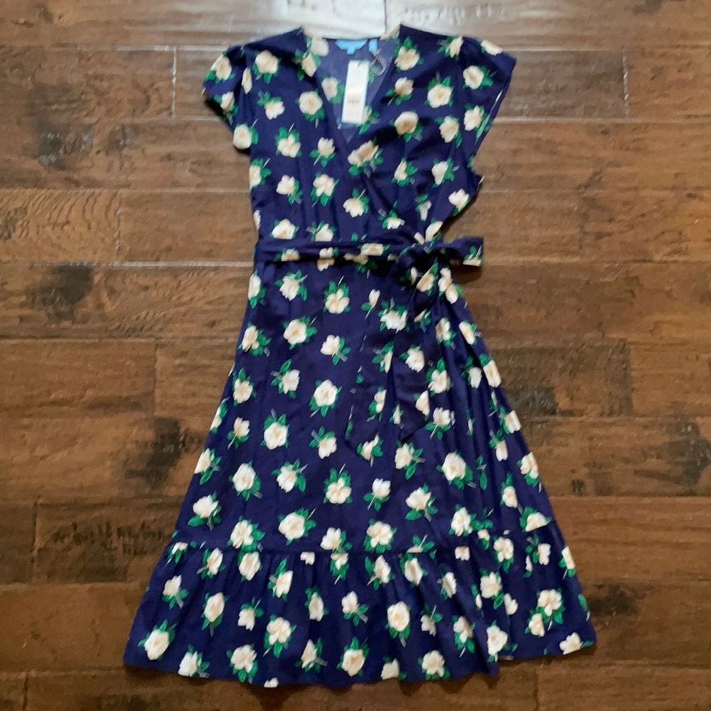 NWT magnolia midi Draper james wrap dress size 12